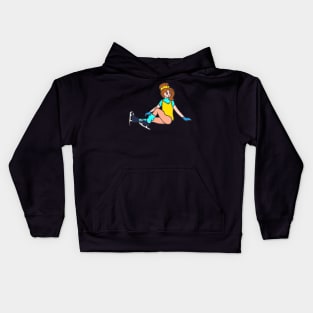 Figure skating ice skating ice skating ice sport Kids Hoodie